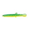 Señuelo blando de simulación Luya de dos colores para locha, pez, individual, 8 bolsas, cebo blando para pesca en agua dulce y salada, anzuelo, grupo de pesca
