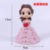 Decoração de Bolo de Aniversário Branca de Neve Ornaments Belle Frozen Elsa Sereia Fantasia Toppers