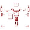 Aplicável a Land Rover Discovery shenxingzhen fibra de carbono kit de engrenagem de instrumento de controle central acessórios de modificação interior do carro