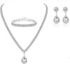 Collar de Cristal Estilo Chen Hao Transfronterizo para Mujer, Venta Directa del Fabricante, Estilo Indio Dubái para Novias