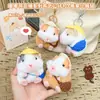 Boneca de Tecido Porquinho da Índia Dudu Saindo de Casa Pingente de Porquinho da Índia Brinquedo de Pelúcia Pingente de Bolsa de Boneca Chaveiro