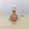 Mini Bolsillo Cerámica Roja Maceta Pulgar Absorbente de Agua Transpirable Pequeña Maceta para Suculentas Flores Adornos Miniatura de Jardín