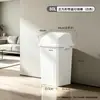 Lixeira de Cozinha Grande Capacidade Comercial Catering Tamanho Grande Tampa Articulada Doméstica Extra Grande Plástico com Tampa Escritório Hotel 40