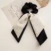Acessório de Cabelo com Laço Estilo Francês, Elástico de Cabelo de Luxo Leve de Nicho, Corda para Rabo de Cavalo, Faixa de Cabelo Floral Elegante Retrô