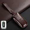 Adecuado para Cubierta de Llave de Cuero Mondeo, Ford Fiesta, Ecosport, Focus, Kuga, Escape, Explorer