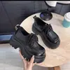 Zapatos de plataforma de suela gruesa para mujer, nueva colección otoño 2026, estilo JK retro británico, mocasines de plataforma con cordones versátiles