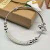 Pulseira Atacado Dragão e Fênix Auspicioso III Flor de Sarja Pulseira Banhada a Prata Feminina Pulseira Peixes Flor de Lótus