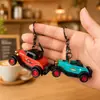 Chaveiro de Carro Clássico Retro Puxar para Trás Criativo Liga de Metal Simulação Modelo de Carro Pingente de Mochila Escolar Pequeno Presente de Carro