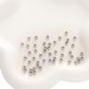 Cuentas espaciadoras de transferencia de acero inoxidable doradas, pequeñas cuentas doradas, brillantes, para joyería DIY, accesorios de cuentas hechos a mano, cuentas dispersas