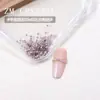 Zirconia Nuevo Súper Brillante Fondo Plano 1.5 Cuadrado Uñas Arte Pedrería Irregular de Colores Pegatinas Cuadradas Pequeñas para Uñas Decoraciones de Pedrería