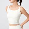 Roupa íntima esportiva plus size Feminina para Corrida à Prova de Impacto Alta Resistência Peça Única Sutiã Fitness para garotas cheinhas Push-up Colete de Yoga