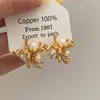 TikTok Explosiones Aretes de Flor de Cuentas Plateadas de Alta Calidad Combinan con Todo Nicho Suaves Simples Moda Fuegos Artificiales Aretes de Perlas