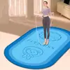 Tapete de Yoga Antiderrapante para Crianças, Uso Doméstico, Tapete Esportivo Espesso para Fitness, Padrão Geométrico, Corda de Pular Antiderrapante, Absorção de Choque, Tapete de Piso com Isolamento Acústico