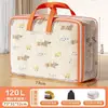 Bolsa de Almacenamiento para Colchas Artículos de Ropa Equipaje Bolsa para Empacar Mudanzas Gran Capacidad Impermeable a Prueba de Humedad Acolchada Engrosada