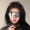 Nuevas gafas de sol deportivas para exteriores, resistentes al viento y al montañismo, con montura grande y protección solar para hombres y mujeres.