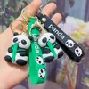 Chaveiro Panda Tesouro Nacional Desenho Animado Urso Bambu Pingente de Chave Pingente de Bolsa Infantil Barraca de Rua Presente de Formatura