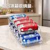 Caixa transparente para armazenamento e acabamento caixa de armazenamento fresco para geladeira caixa de armazenamento de frutas e vegetais congelados cozinha caixa de armazenamento de frutas e vegetais atacado
