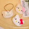 Pingente Mochila Menina Anime Coração Gatinho Rosa Pingente Casal Acessórios para Carro Acessórios Adesivo de Nome para Alunos do Ensino Fundamental