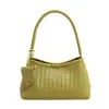 Bolsa de mão retrô de nicho estilo coreano para mulheres, novo modelo da primavera de 2026, bolsa de ombro e sob o braço casual elegante trançada de alta qualidade