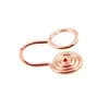 Conjunto conversor de brincos sem furo hambúrguer plug de ouvido espiral de mosquito clipe de orelha brincos de ouro 18K real acessórios de joias diy