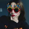 Novo Estilo Vela Chama Óculos Engraçados Festa Festa de Feliz Aniversário Óculos Adereços de Foto Óculos de Sol