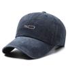 [Especial para Pedir] Gorra de Béisbol Estampada con Batería Insuficiente, Gorra Suave Lavada y Desgastada Europea y Americana, Gorra de Visera Retro y Versátil