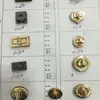 Acessórios de Fivela de Fecho de Metal, Ferragens de Fundo Plano para Bolsas, Fechos Decorativos Redondos para Casacos e Jaquetas Shangxinh