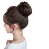 Peluca Femenina Cabeza de Bola Cabello Real Completo Cráneo Alto Esponjoso Natural Cabello Rizado Cabeza de Brote Bolsa de Peluca Estilo Antiguo Lazo para el Cabello