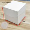 Caja de embalaje con logotipo de 2/3 pulgadas para mousse, lasaña, pastel de durian, postre francés, caja de embalaje con corte West Point