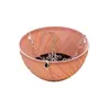 Vaso de Flor para Pendurar, Plástico PP, Com Corrente de Metal, Permeável à Água