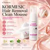 Mousse Depilatoria Kormesic, Empaquetada Completamente en Inglés, Suave e Hidratante para Todo el Cuerpo, Fabricante Mayorista Transfronterizo