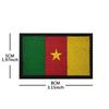 Bolsa exterior con bordado de gancho y bucle de bandera nacional africana transfronteriza con parche de tela de bordado de sello en stock