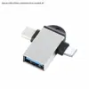 Yu Shuo é adequado para adaptador de leitor de cartão OTG de telefone celular Apple tipo C TF/SD cartão U disco adaptador Android