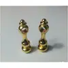 Acessório conector de grade de vidro para armário de vinhos entrada armário armário de hall carrinho de jantar conexão ferragens para móveis cabeça de cabaça dourada