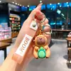 Lindo Llavero de Capibara Muñeco de Capibara de Dibujos Animados Colgante Pequeño Llavero de Pareja Colgante para Mochila Escolar Venta al por Mayor