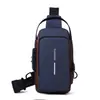 Bolsa de Peito Esportiva Multifuncional à Prova d'Água Transversal Masculina Personalizada Antifurto com Senha Grande Capacidade para Motocicleta
