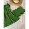 Ilha Florestal GlowTraje de Banho Estilo Saia Vintage Conservador de Alta Qualidade e Deslumbrante Estilo Francês para Seios Pequenos, com Efeito de Esconder a Barriga e Emagrecimento