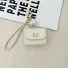 Chaveiro de Bolsa de Couro de Alta Qualidade Estilo Coreano Transfronteiriço, Pingente de Mini Bolsa, Porta-Fones de Ouvido Criativo, Bolsa para Batom, Acessórios