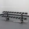 Suministro Directo de Fábrica Fuente Estante Doble Capa para Mancuernas de Gimnasio Comercial Tubo Ovalado Diez Mancuernas Rack Equipo de Potencia para Interiores