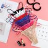 Lencería Fina de Encaje para Mujer Transparente Jacquard Sexy Ropa Interior Fina para Mujer Tanga de Tirante Delgado de Cintura Baja 6812