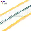 Resistor de Película Metálica 1/4W 1% Anillo de Cinco Colores 6.8 Kiloohmios 6.8K Un Valor de Resistencia 100 Piezas