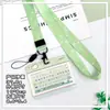 Portatarjetas de Teclado de Alto Valor Horizontal Abs Tarjeta de Identificación de Estudiante Tarjeta Escolar Portatarjetas de Agua Portatarjetas de Identificación para Hombres y Mujeres Cubierta Protectora Transfronterizo