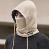 Nuevo Sombrero para Hombre Invierno Ciclismo Protección Facial Máscara Térmica Cuello Calentador Cobertura para la Cabeza Terciopelo Grueso A prueba de Viento Protección para los Oídos Sombrero para Mujer