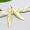 Grande oferta de Takahashi Goro pingente de pena de cobre puro japonês e coreano colar de moda para homens e mulheres pena retrô