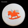 Série de Animais Gato Coelho Gotas de Cola de Cristal Joias Molde de Silicone Cavalo de Troia Dobra Bolo Chocolate Molde de Silicone