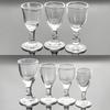 Vasos Pequeños de Vidrio Blanco de Alta Calidad para Licores de la Fábrica Original, Vasos de Un Trago con Logo Horneado a Alta Temperatura, Adecuados para Uso en Casa y en Bares, Al por Mayor en Stock
