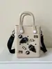 Bolso de Mano para Mujer 2024 Bolso de Agujeros Eva Bolso de Mano Portátil para Viajar Bolso de Agujeros Almacenamiento Bolso Cuadrado Pequeño