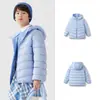 Jaqueta de Penas Infantil Balabala Outono e Inverno Roupa Meninos Meninas Casaco Bebê Combinando Pai-Filho Roupa Infantil Quente Tendência