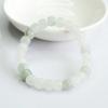 Pulsera de Jade con Cuentas de Jade Natural de Tianshan, Cuentas de Estilo Antiguo, Jade Blanco de Xinjiang, Suministro Transfronterizo S4061802