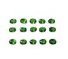Anel esculpido com pedra diopsídio natural Anel com pedra principal verde diopsídio oval 3*5MM-6*8MM conjunto de joias de ouro DIY